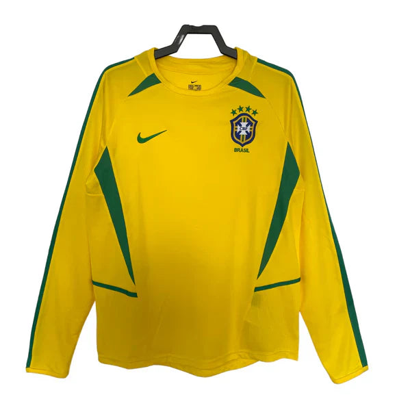 Brazil Long Sleeve Home - 2002 | Free Shipping + Keychain Gift