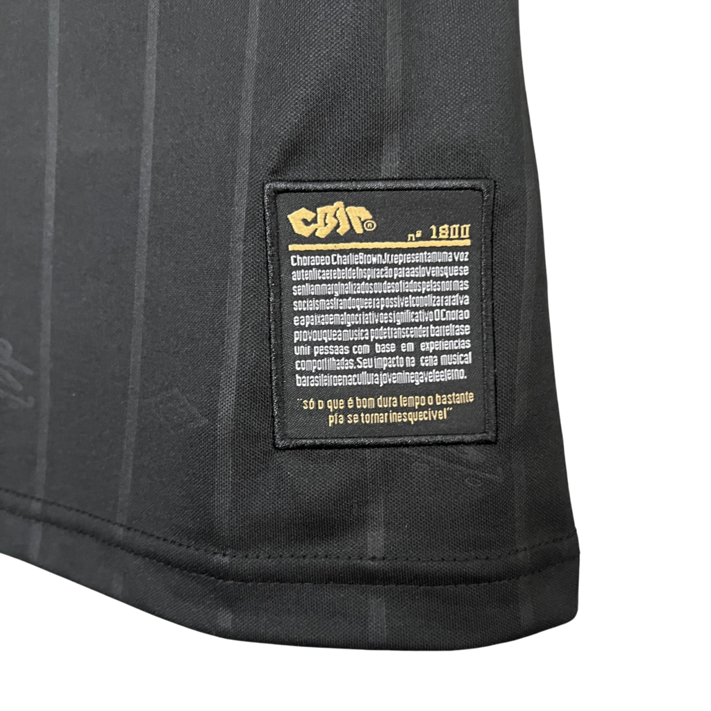Santos 24/25 Charlie Brown Jr Women's Jersey - Black - Fan Version | Free Shipping + Keychain Gift
