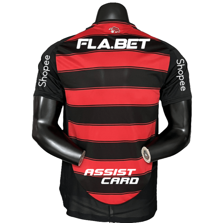 Flamengo 25/26 I Home Jersey - All Sponsors - Player Version | Free Shipping + Keychain Gift