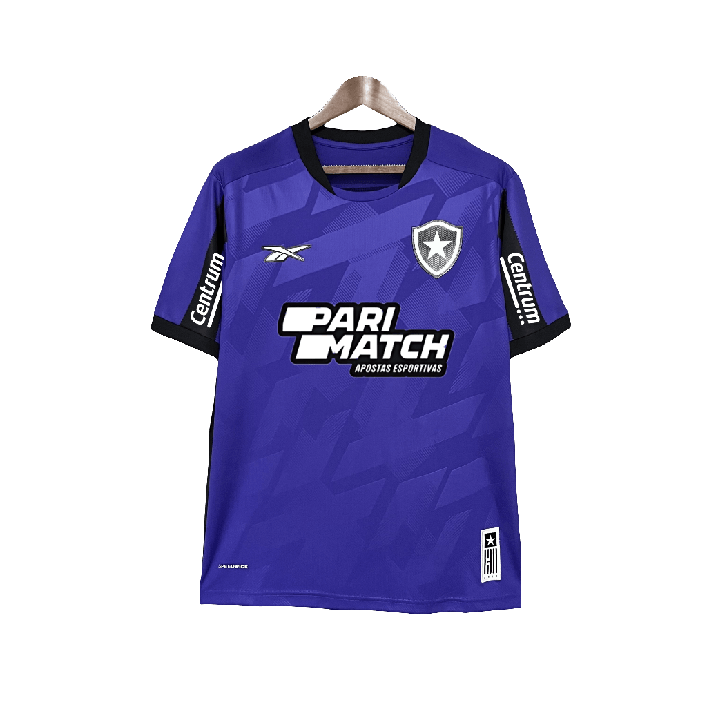 Botafogo 24/25 Goalkeeper Jersey - Purple - All Sponsors - Fan Version | Free Shipping + Keychain Gift