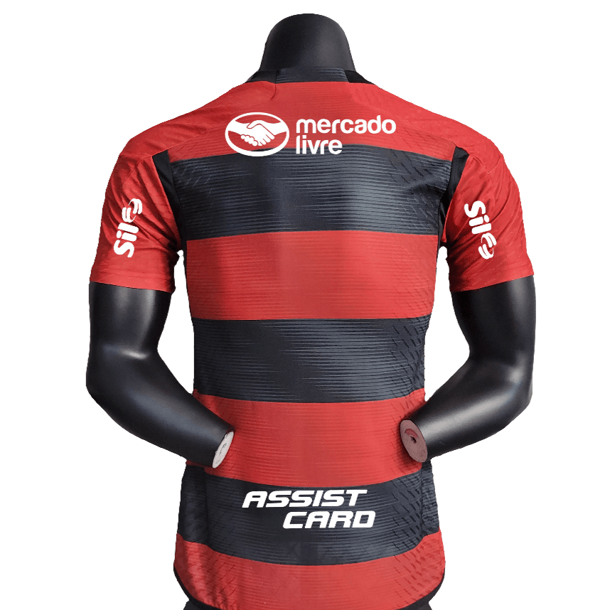 Flamengo 23/24 I Home Jersey - All Sponsors - Player Version | Free Shipping + Keychain Gift