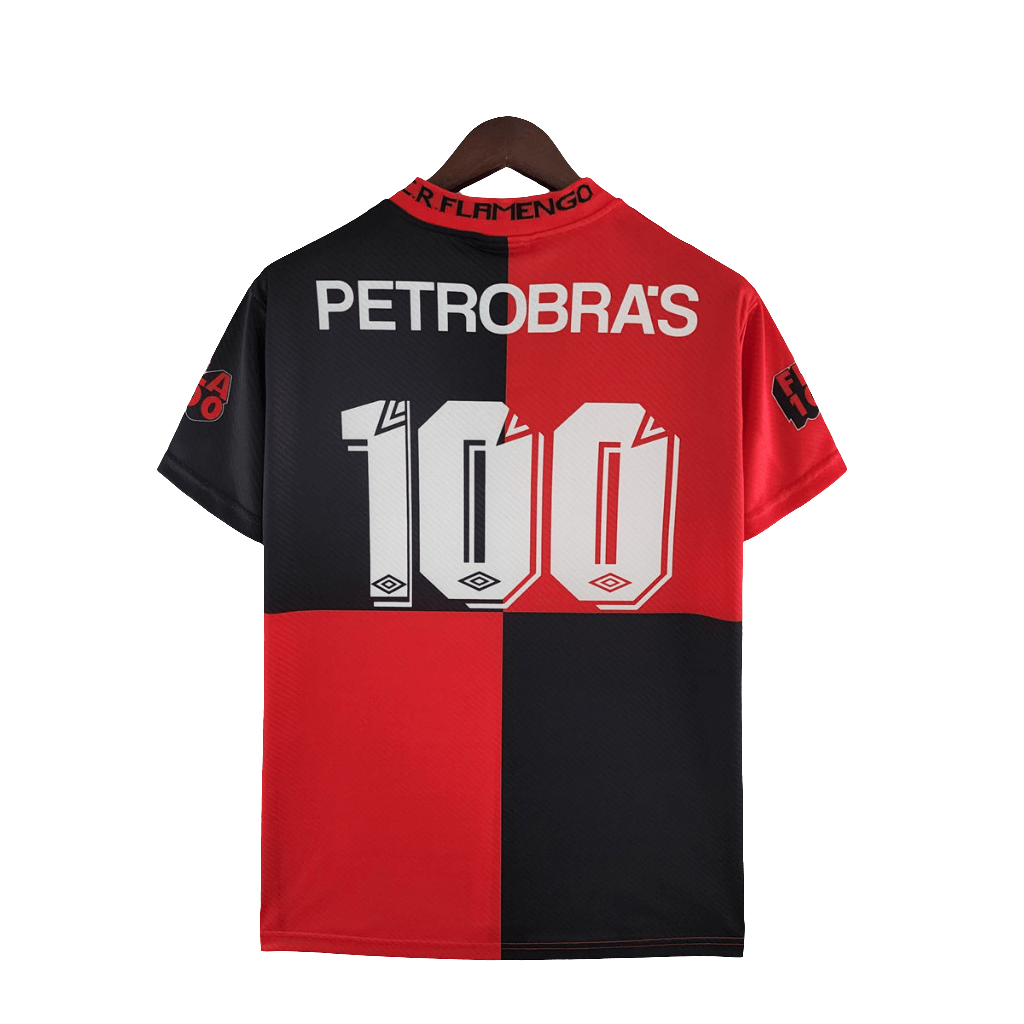 Flamengo 1994 100th Anniversary Edition I Home Jersey - Retro Version | Free Shipping + Keychain Gift