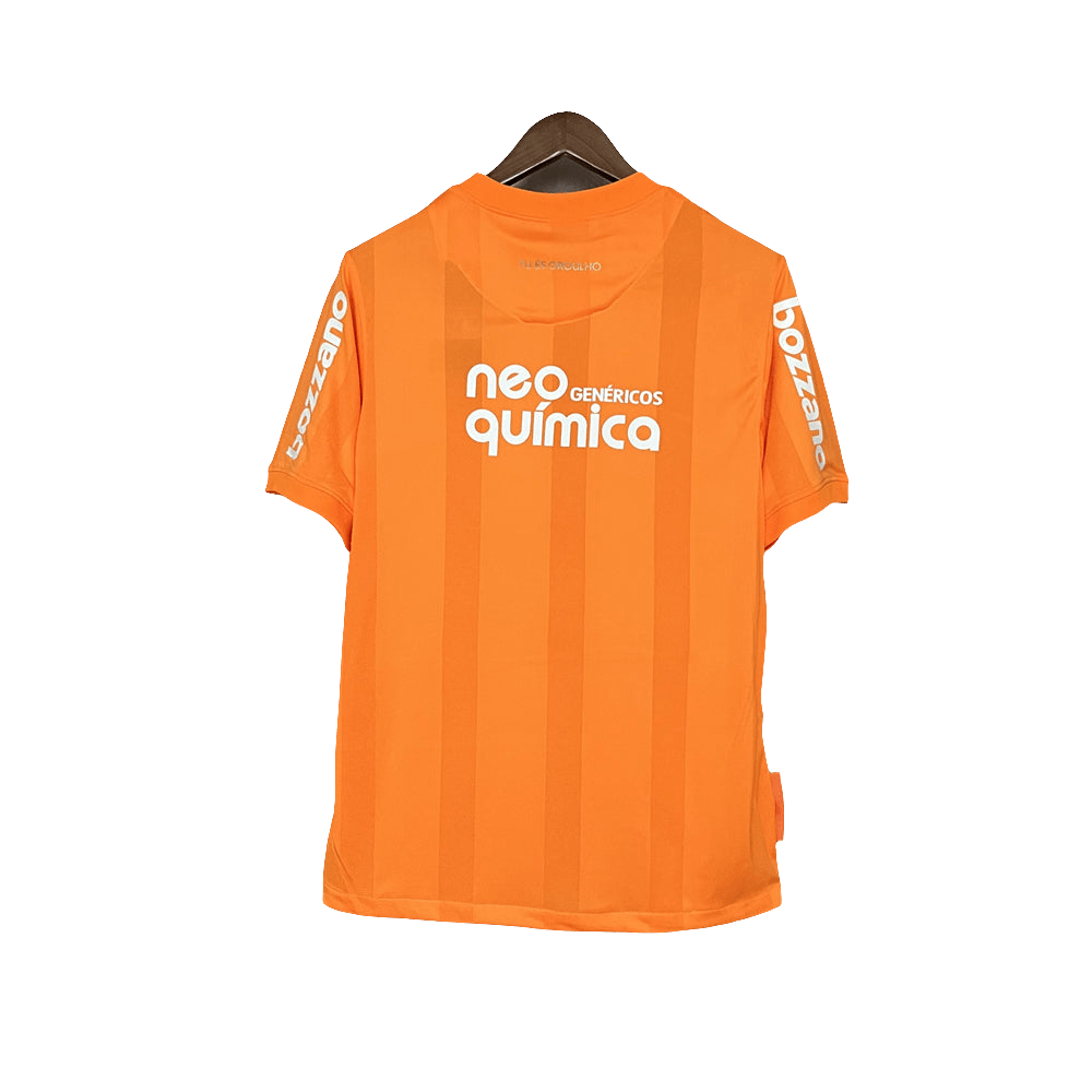 Corinthians 2010 Goalkeeper Orange Jersey - Retro Version | Free Shipping + Keychain Gift