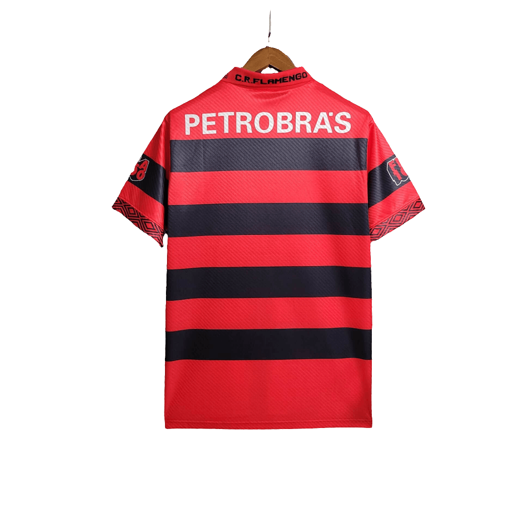 Flamengo 94/95 I Home Jersey - Retro Version | Free Shipping + Keychain Gift