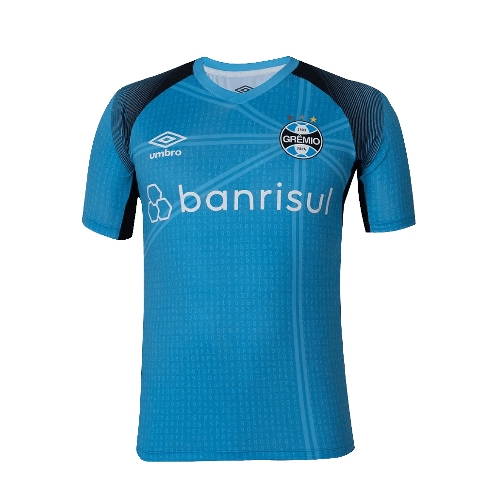 Gremio 23/24 Pre-Match Jersey - Blue - Fan Version | Free Shipping + Keychain Gift