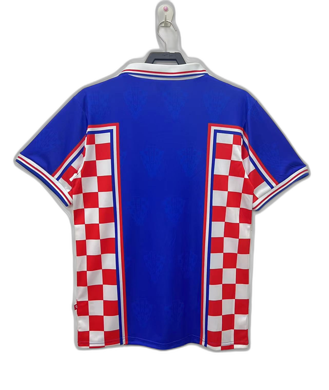 Croatia 1998 II Away Jersey - Retro Version | Free Shipping + Keychain Gift