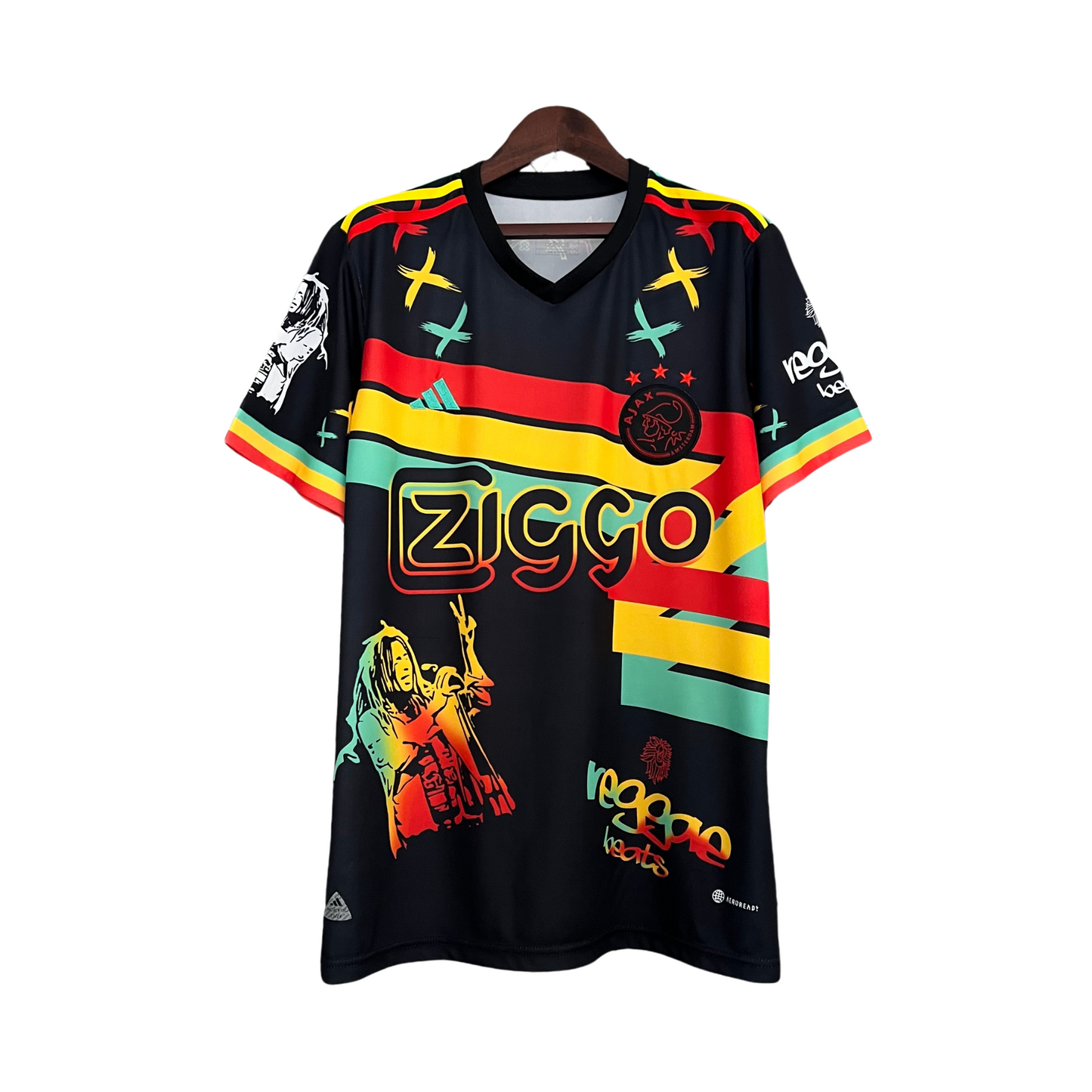 Shirt AFC Ajax Especial Bob Marley 23/24 Fan Version
