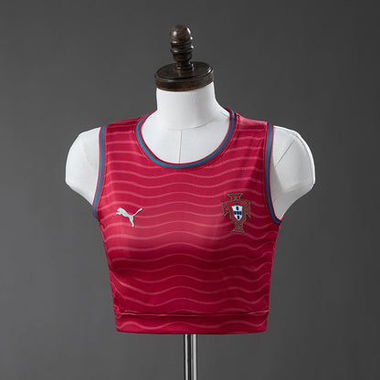Portugal 2026 Home Crop Top | Free Shipping + Free Keychain