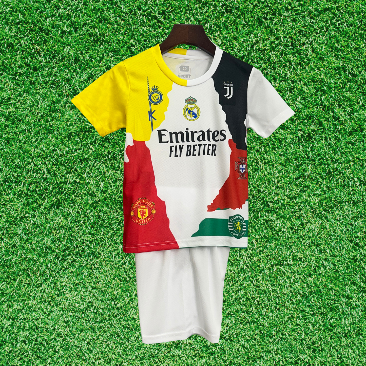 Kit Lendas Cristiano Ronaldo 25/26 Kids