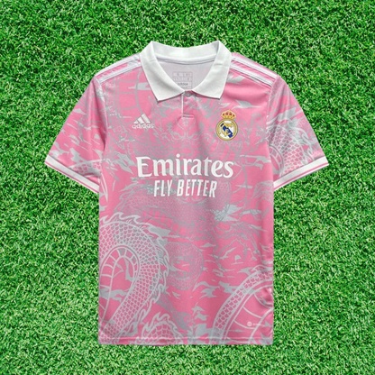 Shirt Real Madrid Especial Dragão Rosa 25/26 Fan Version