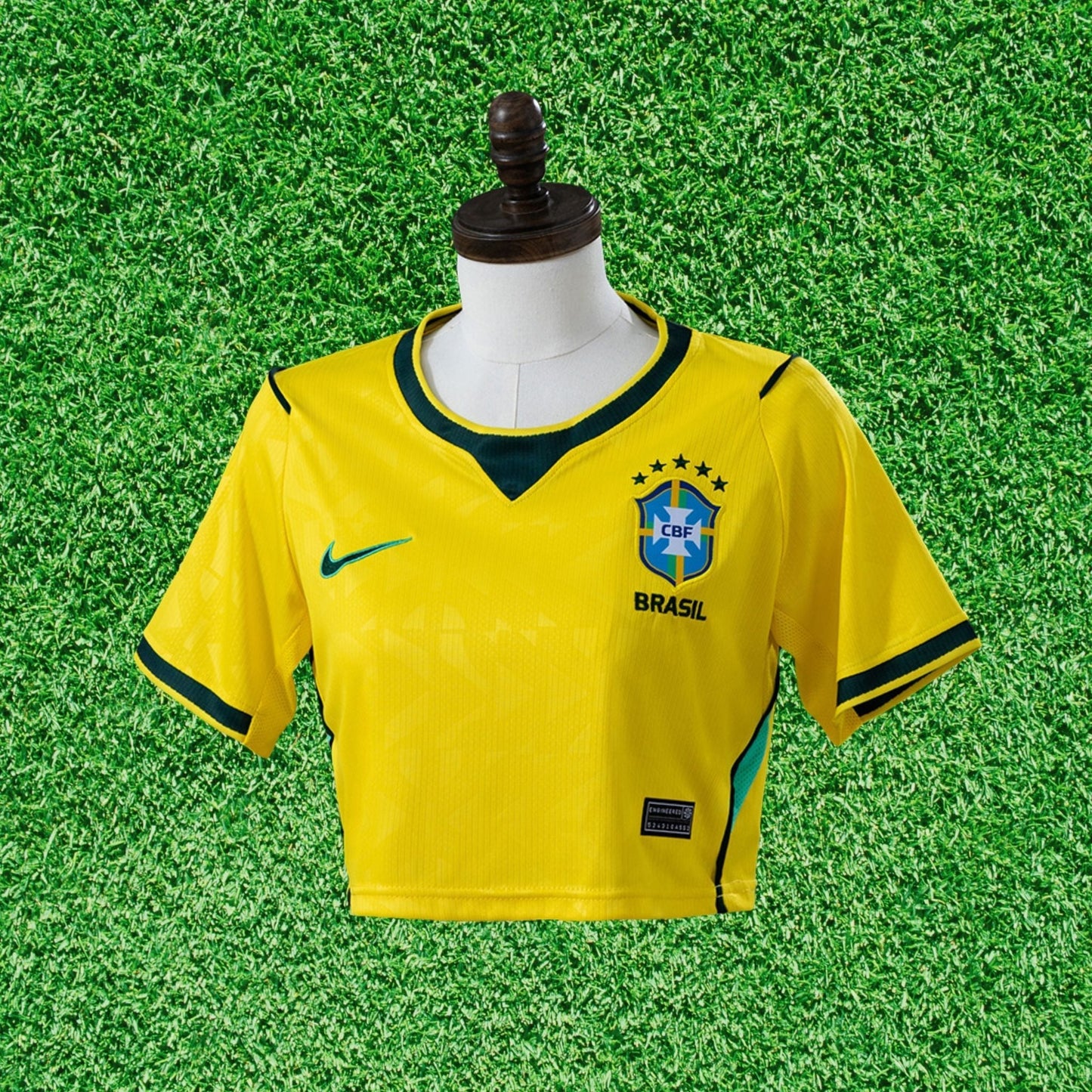 Brazil I 2026 Women's Fan Crop Top