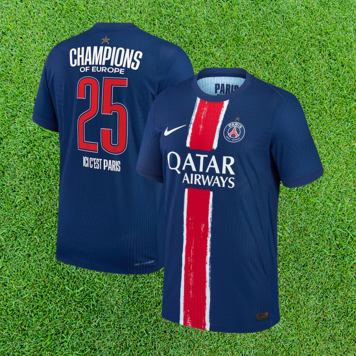 Shirt Paris Saint-Germain F.C (PSG) I Especial Champions 24/25 Fan Version