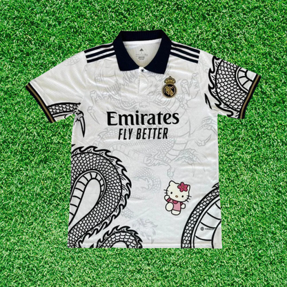 Shirt Real Madrid Especial Dragão Branca 25/26 Fan Version
