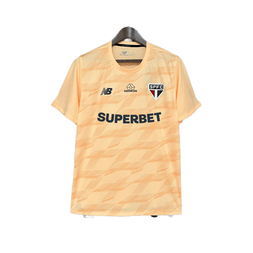 Sao Paulo 24/25 Training Jersey - Beige - All Sponsors - Fan Version | Free Shipping + Keychain Gift