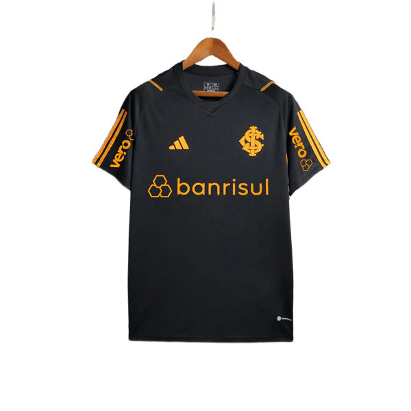 Internacional 23/24 Training Jersey - Black - All Sponsors - Fan Version | Free Shipping + Keychain Gift