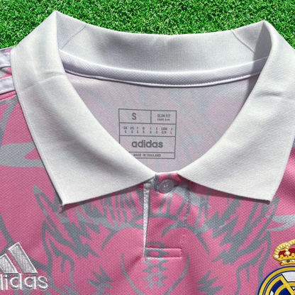 Shirt Real Madrid Especial Dragão Rosa 25/26 Fan Version