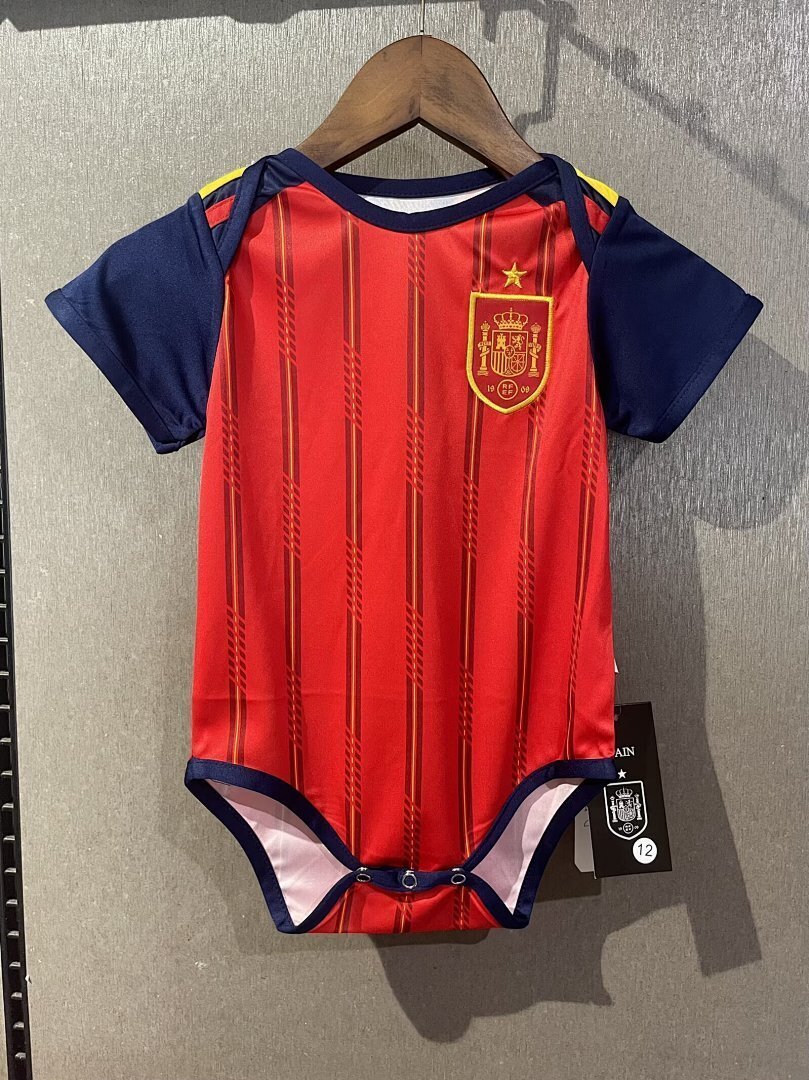Body Baby Spain 2026 - World Cup 2026 | Free Shipping + Keychain Gift |  Frete Grátis + Chaveiro Grátis