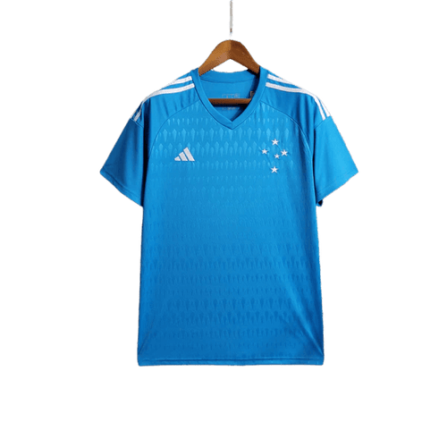 Cruzeiro 23/24 Goalkeeper Jersey - Blue - Fan Version | Free Shipping + Keychain Gift