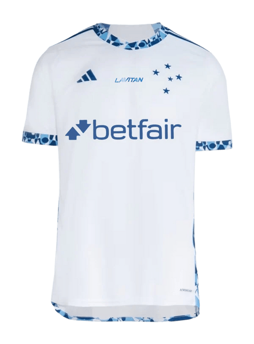 Cruzeiro 24/25 II Away Jersey - All Sponsors - Fan Version | Free Shipping + Keychain Gift