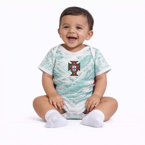 Body Baby Portugal Away 2026 - World Cup 2026 | Free Shipping + Keychain Gift |  Frete Grátis + Chaveiro Grátis