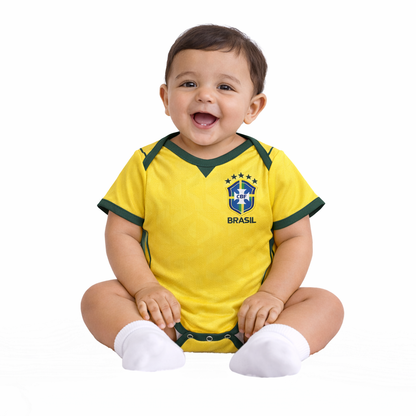 Body Baby Brazil 2026 - World Cup 2026 | Free Shipping + Keychain Gift |  Frete Grátis + Chaveiro Grátis