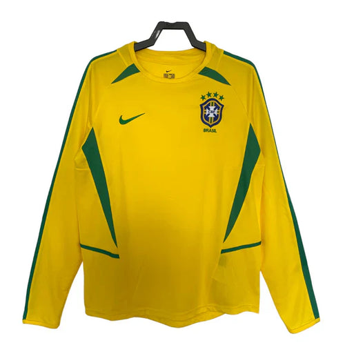 Brazil Long Sleeve Home - 2002 | Free Shipping + Keychain Gift