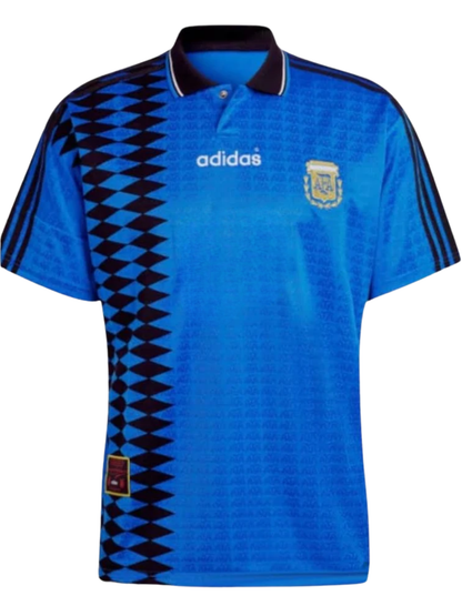 Argentina 1994 II Away Jersey - Retro Version | Free Shipping + Keychain Gift