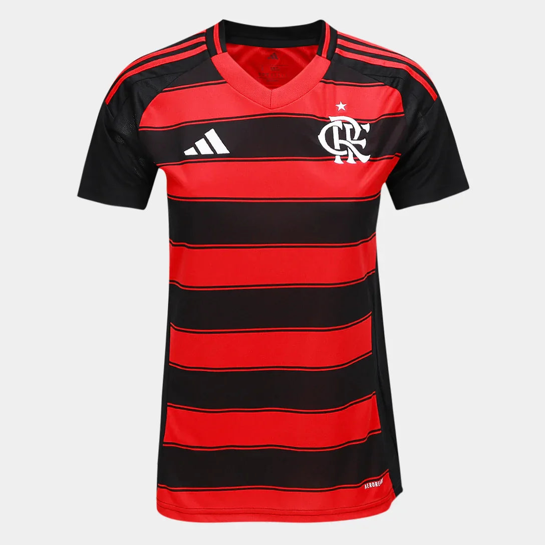 Flamengo 25/26 I Home Jersey - Women's | Free Shipping + Keychain Gift