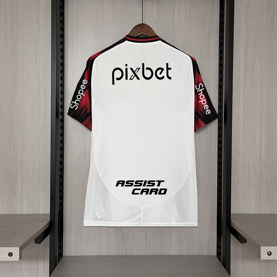 Flamengo 25/26 Away Jersey - All Sponsors - Fan Version | Free Shipping + Keychain Gift