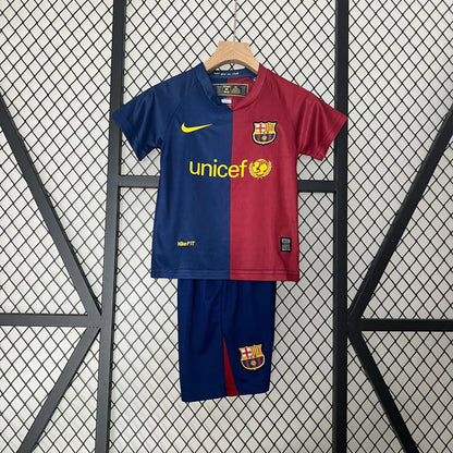 Barcelona Retro 08/09 Infantil | Free Shipping + Keychain Gift