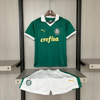 Palmeiras Infantil 24-25 Home | Free Shipping + Keychain Gift