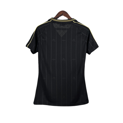 Santos 24/25 Charlie Brown Jr Women's Jersey - Black - Fan Version | Free Shipping + Keychain Gift