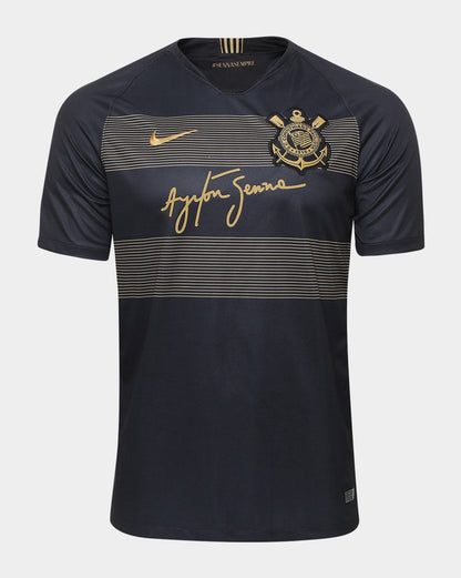 Corinthians Senna Jersey - Retro Version | Free Shipping + Keychain Gift