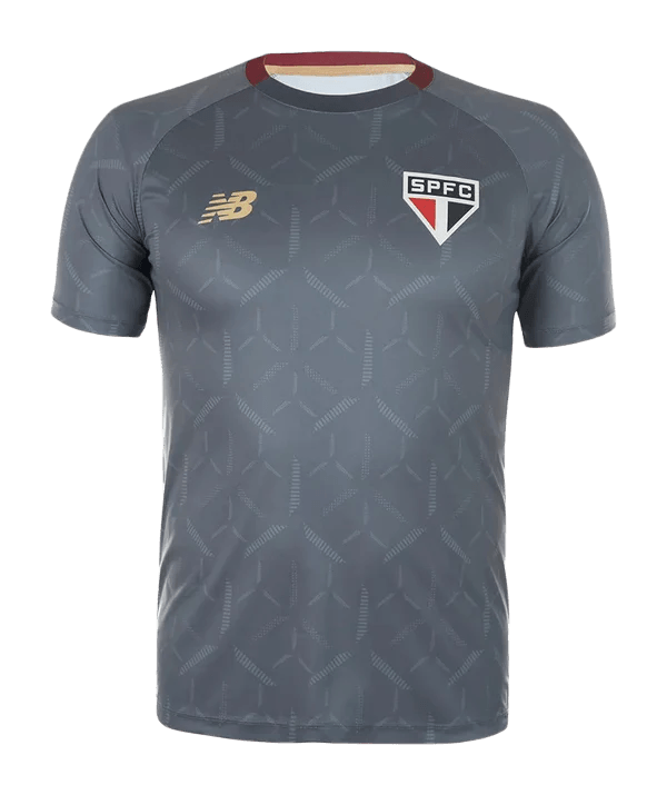 Sao Paulo 25/26 Training Jersey - Grey - Fan Version | Free Shipping + Keychain Gift