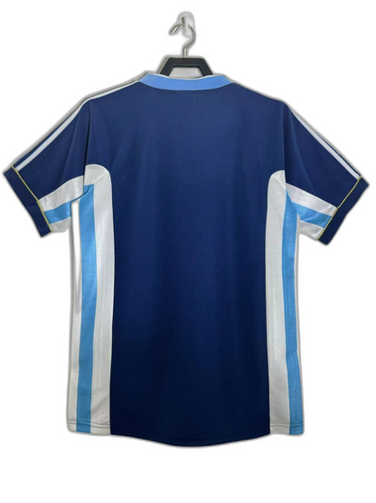 Argentina 1998 II Away Jersey - Retro Version | Free Shipping + Keychain Gift