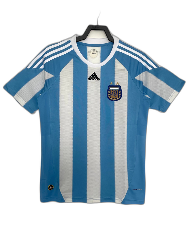 Argentina 2010 I Home Jersey - Retro Version | Free Shipping + Keychain Gift