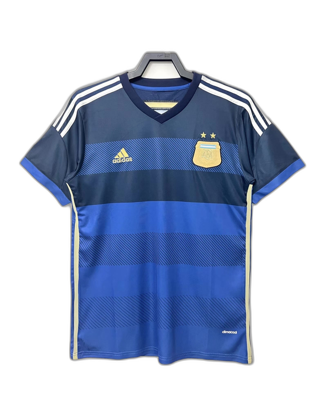 Argentina 2014 II Away Jersey - Retro Version | Free Shipping + Keychain Gift