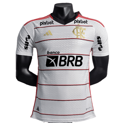 Flamengo 23/24 II Away Jersey - All Sponsors - Player Version | Free Shipping + Keychain Gift