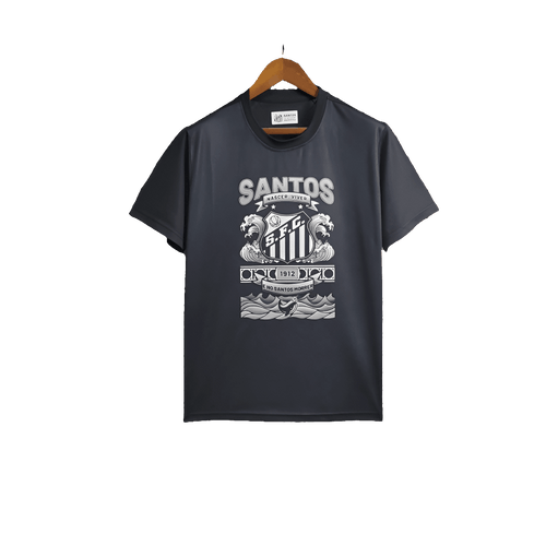 Santos 25/26 Casual Edition Jersey - Black - Fan Version | Free Shipping + Keychain Gift