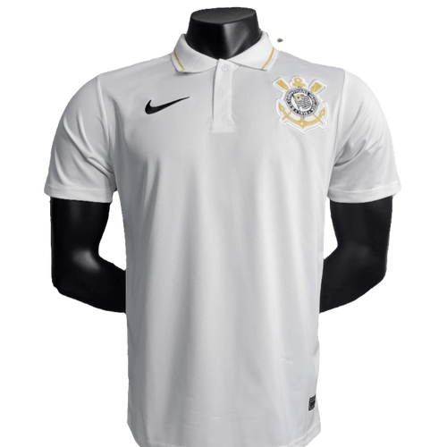 Corinthians 23/24 Polo Edition Jersey - White - Fan Version | Free Shipping + Keychain Gift