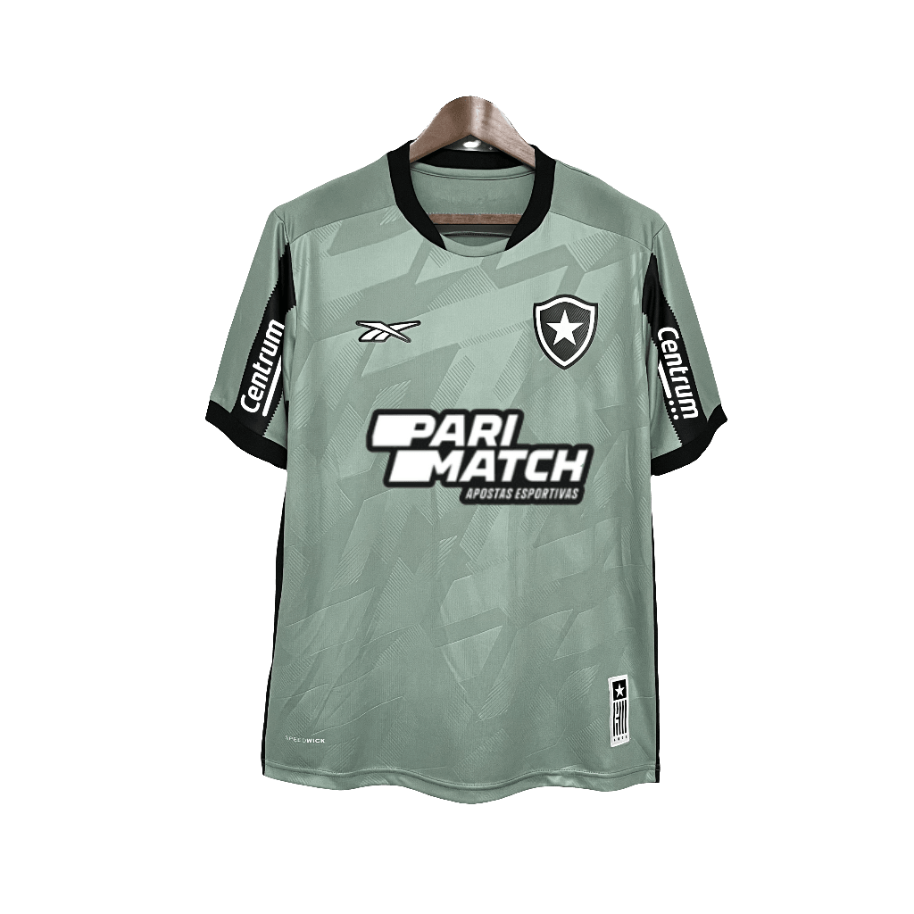 Botafogo 24/25 Goalkeeper Jersey - All Sponsors - Fan Version | Free Shipping + Keychain Gift