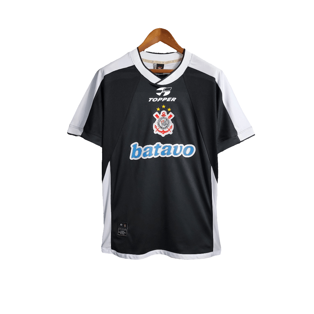 Corinthians 2000 II Away Jersey - Retro Version | Free Shipping + Keychain Gift