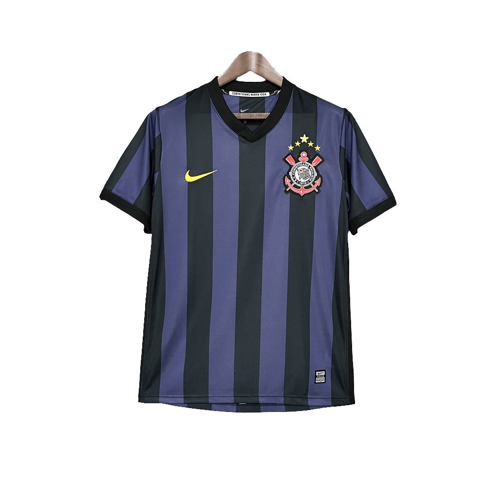 Corinthians 2009 II Away Jersey - Retro Version | Free Shipping + Keychain Gift