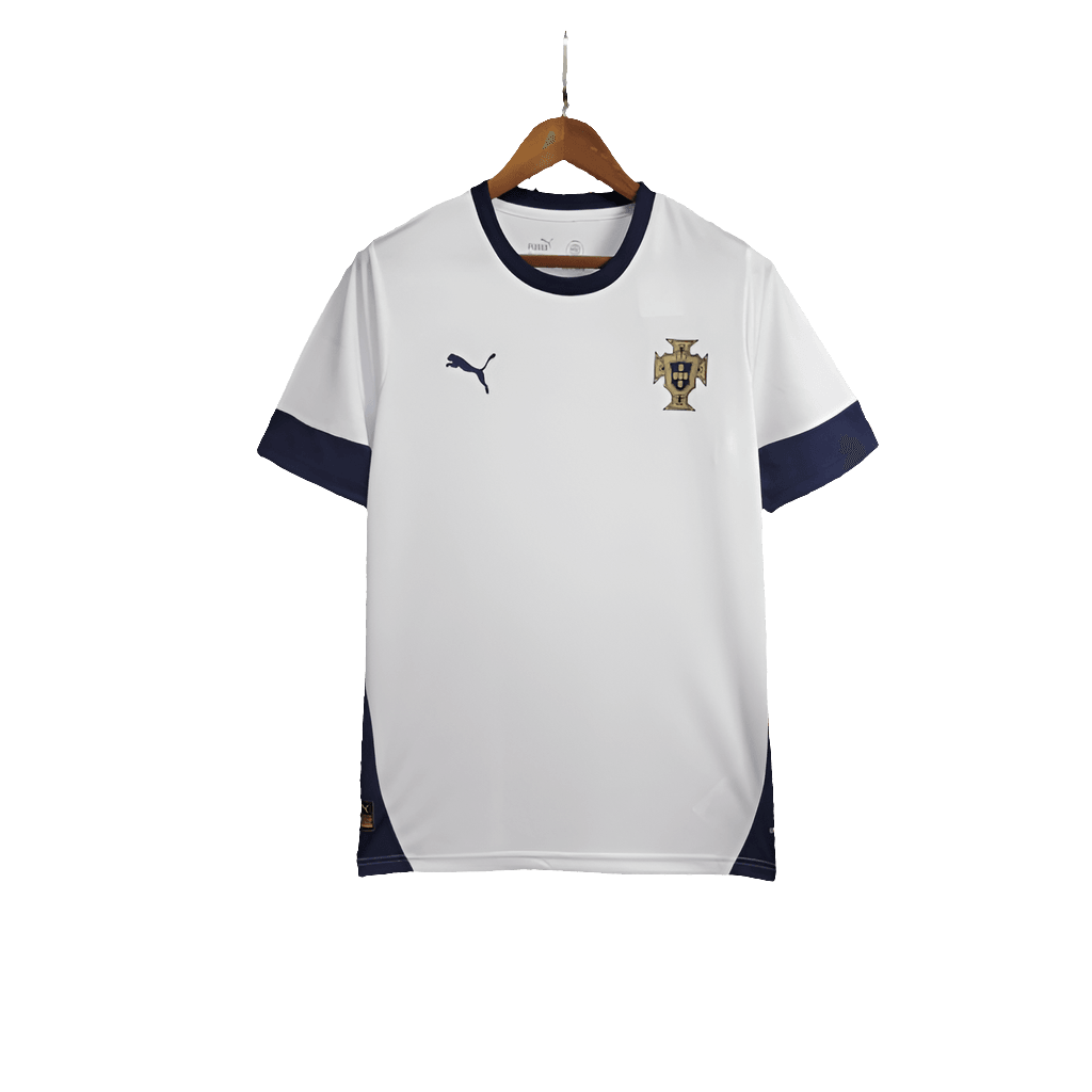Portugal 25/26 Training Jersey - White - Fan Version | Free Shipping + Keychain Gift