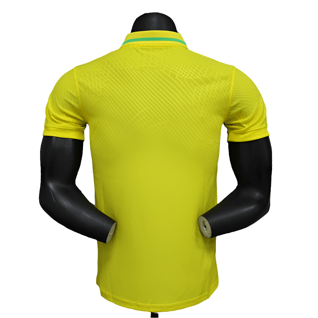 Brazil 25/26 Polo Edition Jersey - Yellow - Player Version | Free Shipping + Keychain Gift