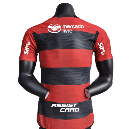 Flamengo 23/24 I Home Jersey - All Sponsors - Player Version | Free Shipping + Keychain Gift