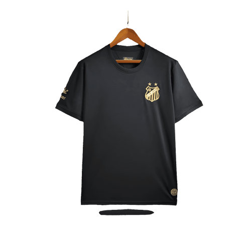 Santos 25/26 Commemorative Edition Jersey - Black - Fan Version | Free Shipping + Keychain Gift