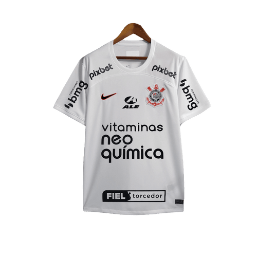 Corinthians 23/24 I Home Jersey - All Sponsors - Fan Version | Free Shipping + Keychain Gift