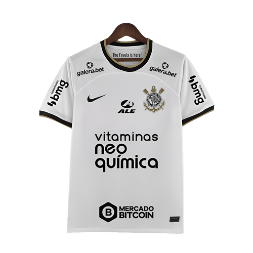 Corinthians 22/23 I Home Jersey - All Sponsors - Fan Version | Free Shipping + Keychain Gift