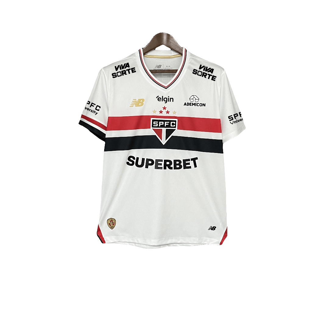 Sao Paulo 25/26 I Home Jersey - All Sponsors - Fan Version | Free Shipping + Keychain Gift